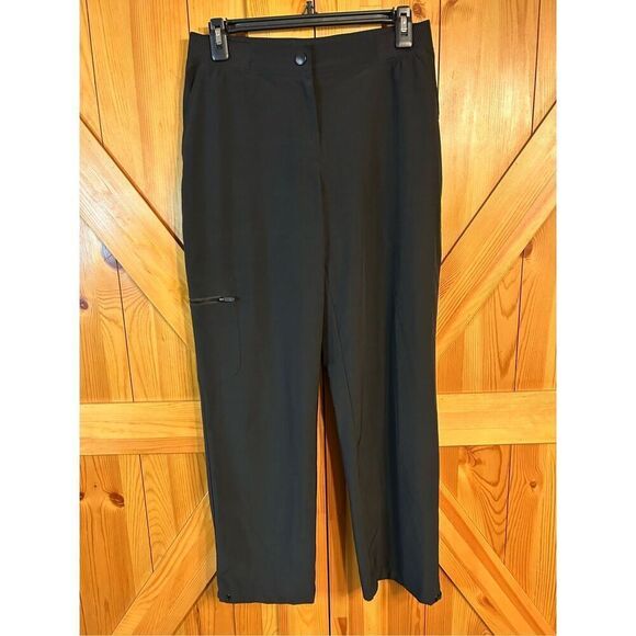 Zenergy by Chico’s Zipper-Pocket Jogger Pants Black Size XS Short (0175) - Picture 1 of 9